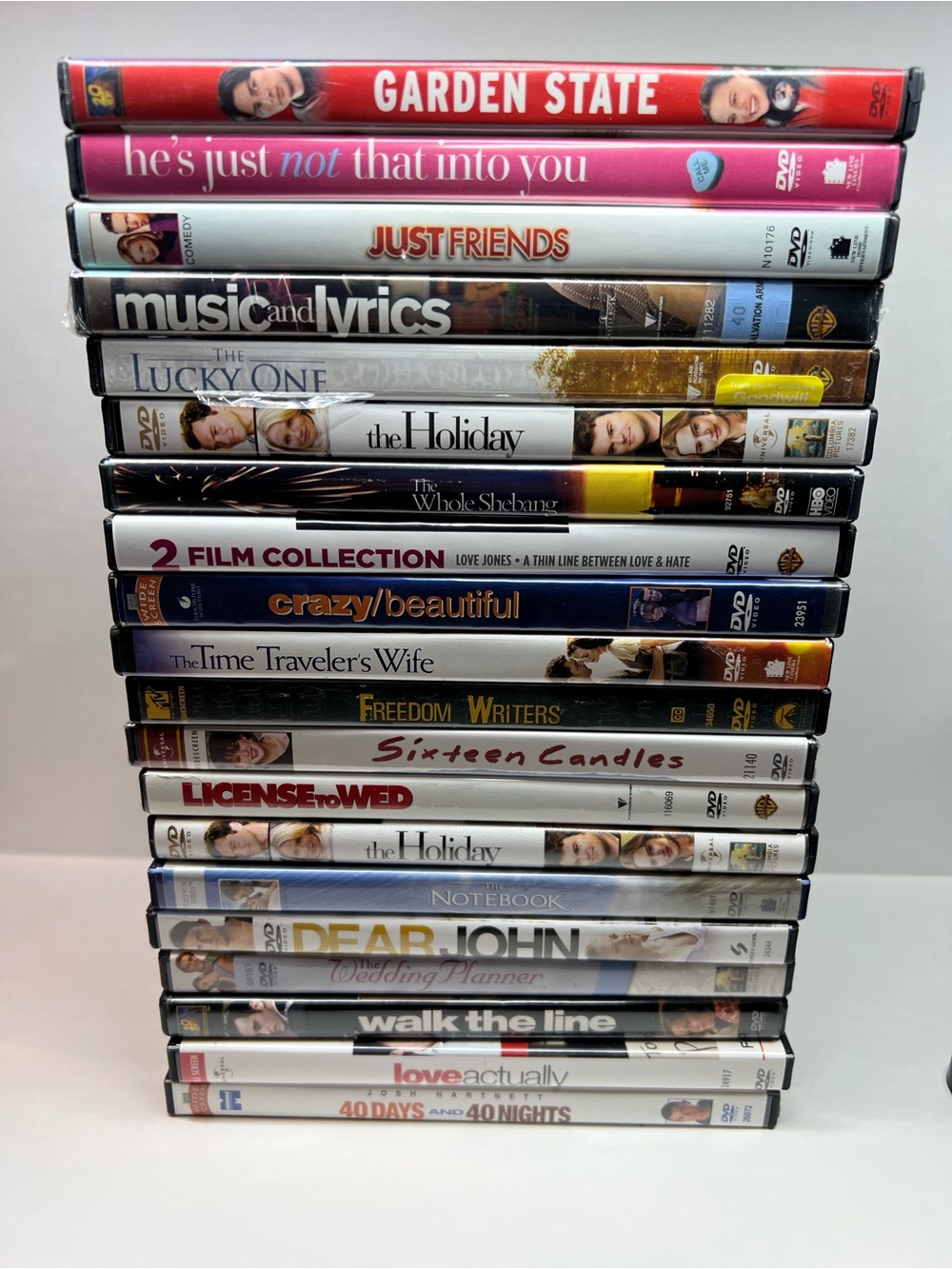 Movie Collection Lot of 20 Romantic Comedy and Drama DVDs